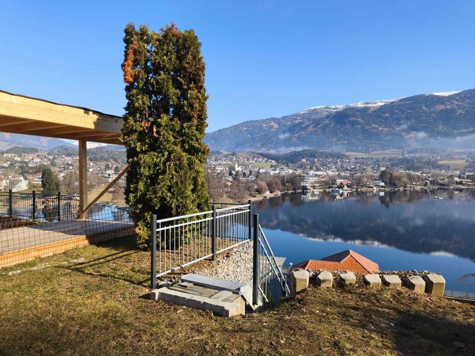 Ferienhaus in Seeboden – Traumlage am Millstätter See mit Seeblick Ferienhaus, Baugrundstück oder Gesamtkauf möglich