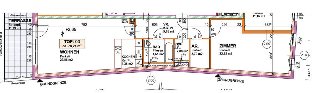 2-Zimmer Mietwohnung im Herzen von 2120 Wolkersdorf