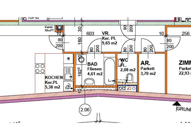 2-Zimmer Mietwohnung im Herzen von 2120 Wolkersdorf, Wohnung-miete, 1.127,62,€, 2120 Mistelbach