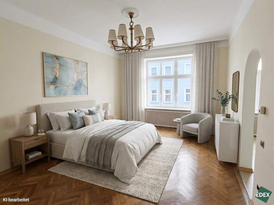 96 m² Altbauwohnung im 1. Stock mit Lift zum Sanieren - ruhige Wohnlage im 10. Bezirk