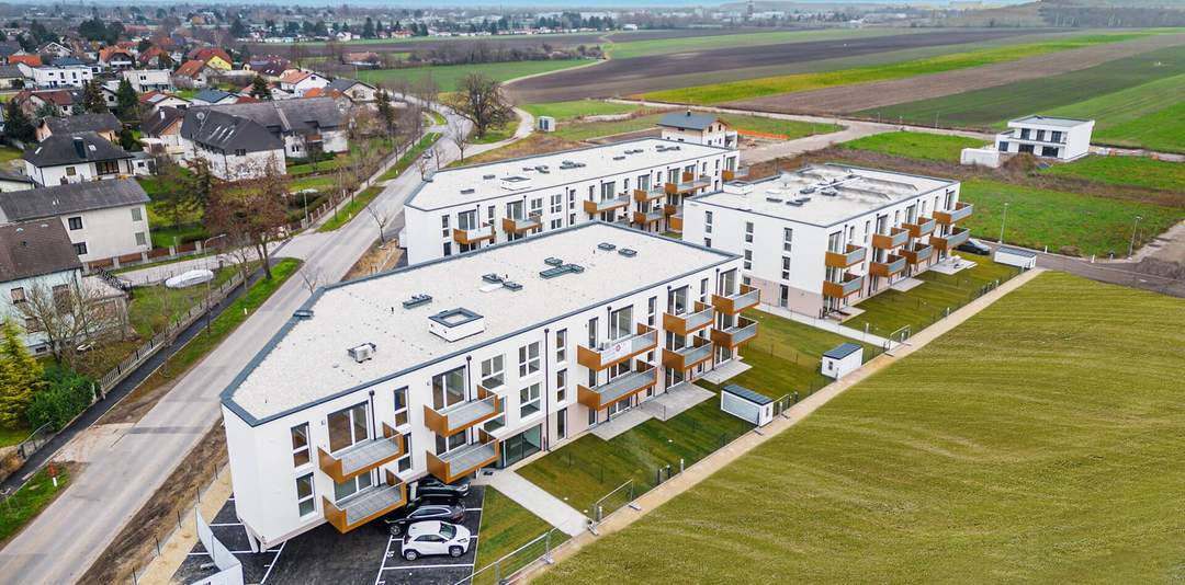 Erstbezug - 2-Zimmer-Wohnung inkl. Komplettküche, Balkon-Außenfläche, Kellerabteil und Tiefgaragenplatz/ SBSG Top 2-14
