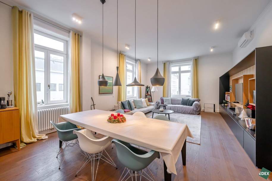 Exklusive Altbauwohnung mit Designküche nahe Schloss Belvedere, Wohnung-kauf, 820.000,€, 1030 Wien 3., Landstraße