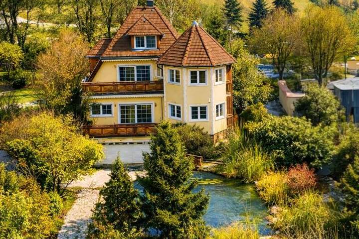 "Schlossvilla mit Weideland, Naturteichen &amp; Freiheit!", Haus-kauf, 1.443.000,€, 2551 Baden