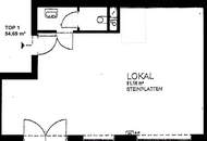 4% BAR-Rendite! Befristet vermietetes Geschäftslokal mit Fensterfläche bis 09/2029