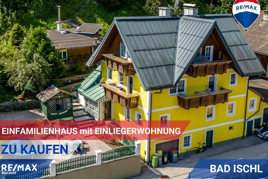 Einfamilienhaus mit Einliegerwohnung in zentraler Lage von Bad Ischl, Haus-kauf, 470.000,€, 4820 Gmunden