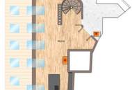 Mitten im Sechsten - exklusives DG-Penthouse mit 2 Terrassen & Kamin