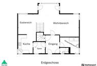 Lichtdurchflutetes Passivhaus mit Garage und Carport