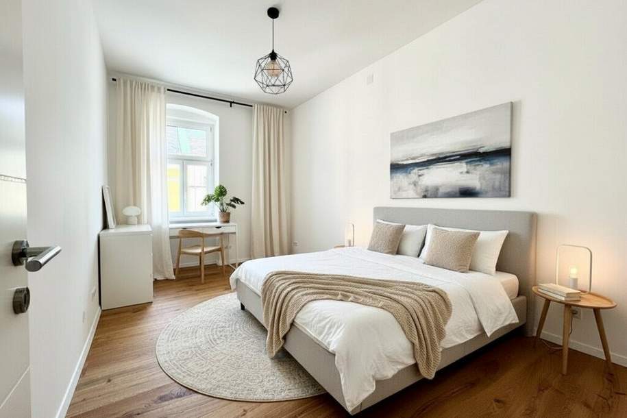 Stilvoll saniertes Wohnjuwel mit moderner Ausstattung nahe U4 Meindlinger Hauptst. | Nähe Schloss Schönnbrunn, Wohnung-kauf, 450.000,€, 1150 Wien 15., Rudolfsheim-Fünfhaus