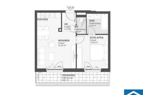"Bonsai" - Ihr neues Renditeobjekt in Wiens Naherholungsgebiet, Wohnung-kauf, 311.200,€, 1220 Wien 22., Donaustadt