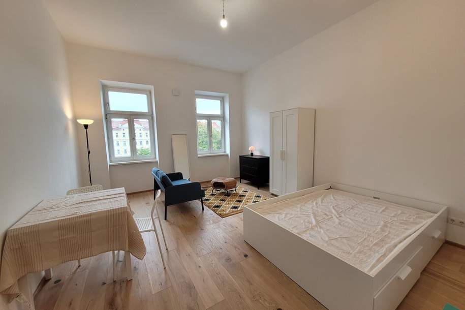 Furnished Apartment: 1-Room Studio With Park View, Wohnung-miete, 689,70,€, 1170 Wien 17., Hernals