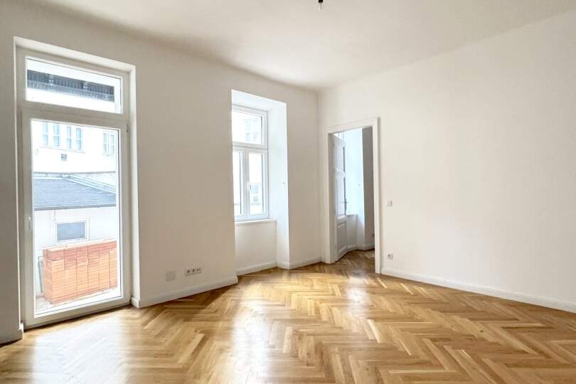 Exklusive 2-Zimmer-Terrassenwohnung im generalsanierten Altbau – Erstbezug mit hochwertiger Ausstattung in 1050 Wien, Wohnung-kauf, 280.000,€, 1050 Wien 5., Margareten