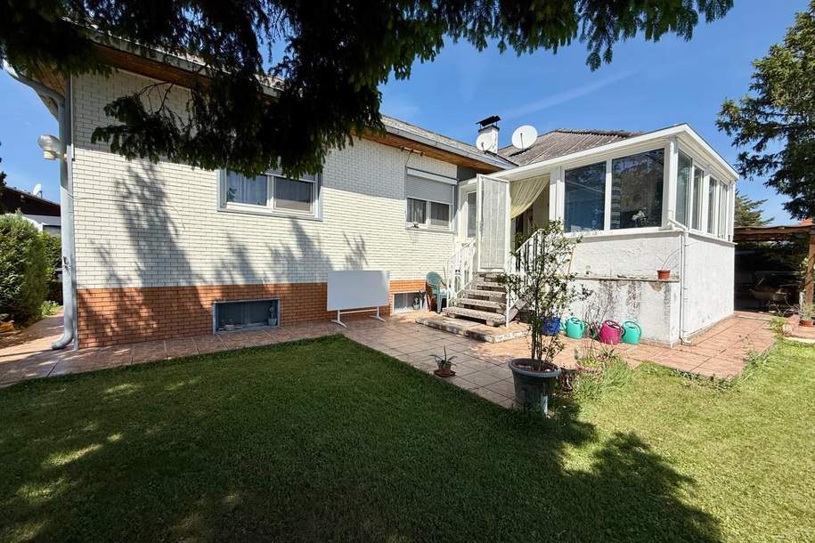 Bungalow auf großem Eckgrundstück in Top-Lage von Kottingbrunn, Haus-kauf, 449.500,€, 2542 Baden