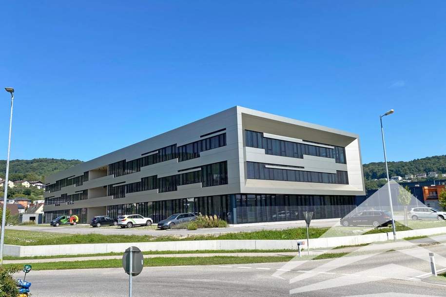 Perfekt aufgeteiltes Büro im modernen Steyregg Business Center an der B 3!, Gewerbeobjekt-miete, 7.354,20,€, 4221 Urfahr-Umgebung
