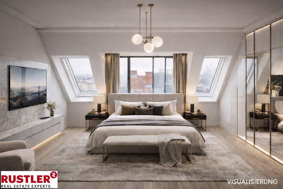 Exklusive Dachgeschoss-Maisonette im Erstbezug mit Terrasse, Wohnung-kauf, 1.150.000,€, 1030 Wien 3., Landstraße