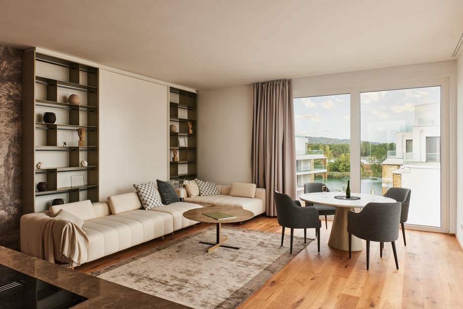 Luxuriöse Penthouse-Wohnung mit 123 m² privater Dachterrasse! Fitness, Sauna und Concierge!, Wohnung-kauf, 1.900.000,€, 1190 Wien 19., Döbling