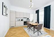 Edle 2-Zimmer-Altbauwohnung mit Designer-Möblierung im Herzen Wiens
