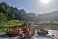 Pachtfläche in Ruhelage mit Gartenhäuschen und Teich
