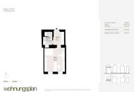 Feines City-Apartment mit großem Wohn-/Schlafraum