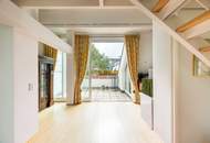 Luftiges Familien-Penthouse mit Ateliercharakter, großen Terrassen und Grünblick