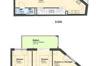 Erstbezug ab Q1/2026: exklusive 4 Zimmer Maisonette Wohnung mit Balkon und Terrasse - Projekt SCHEFFERGASSE 4 - Mödling