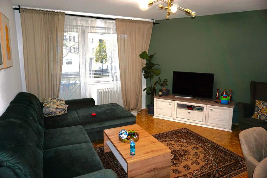 Salzburg Stadt - 2 Zimmer Wohnung in Top - Lage, mit Balkon und PKW-Stellplatz - Vermietet noch bis 31.1.2027, Wohnung-kauf, 277.000,€, 5020 Salzburg(Stadt)