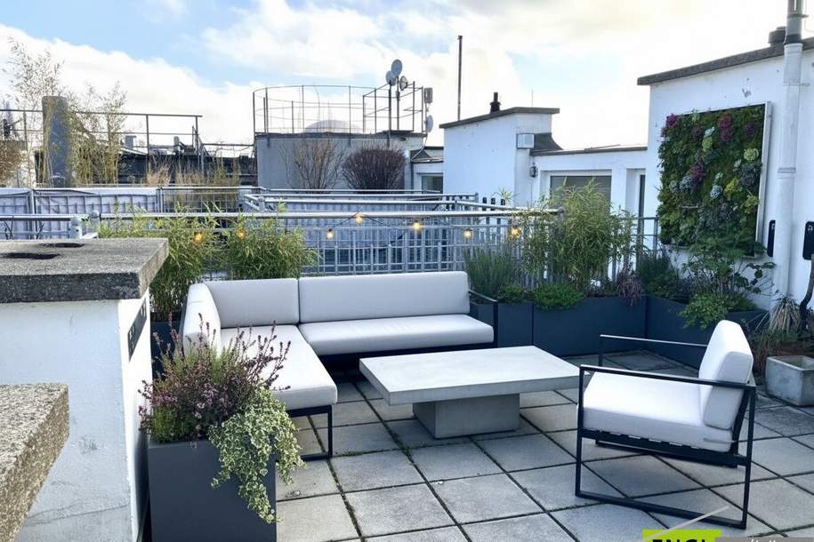 Beste Adresse! Helle Maisonette Wohnung mit Balkon, Wintergarten und Terrasse mit Blick zum Stephansdom, Wohnung-miete, 3.700,00,€, 1010 Wien 1., Innere Stadt