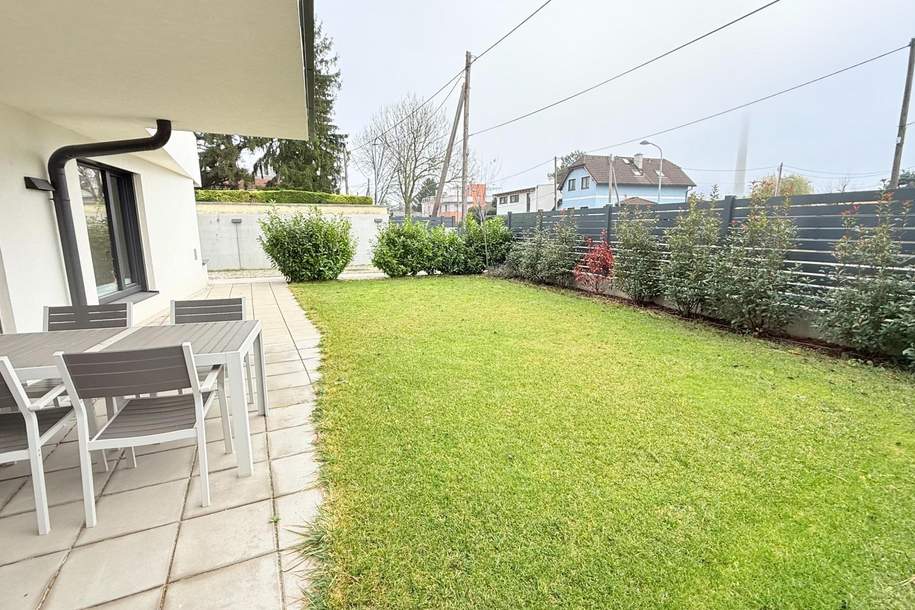 Hightech &amp; Sommer Feeling garantiert! Premium-Gartenwohnung an der Alten Donau, Wohnung-miete, 1.998,00,€, 1210 Wien 21., Floridsdorf