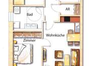 3- Zimmer Wohnung - Top Lage, Ruhe, Aussicht in die Au!