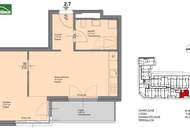 Geräumige 2-Zimmer-Wohnung mit hochwertiger Ausstattung inklusive Einbauküche!