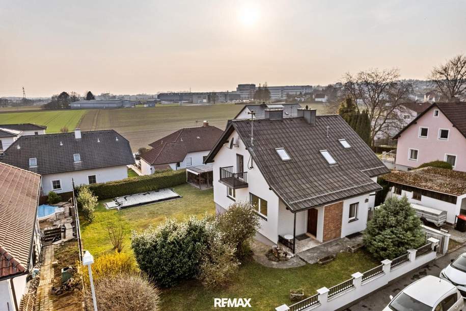 Sonnige Wohnidylle in Leonding mit Garten &amp; Pool, Haus-kauf, 599.000,€, 4060 Linz-Land