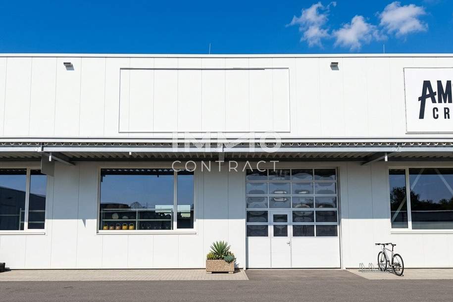 Moderne Industriehalle 282m² in Mauer b. Amstetten, neuwertig, Fußbodenheizung, Gewerbeobjekt-miete, 2.402,88,€, 3362 Amstetten