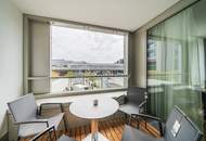 Familienfreundliche 3-Zimmer-Wohnung mit Loggia im VIENNA TWENTYTWO – Pool über den Dächern, Gym, all-inclusive | 1220 Wien