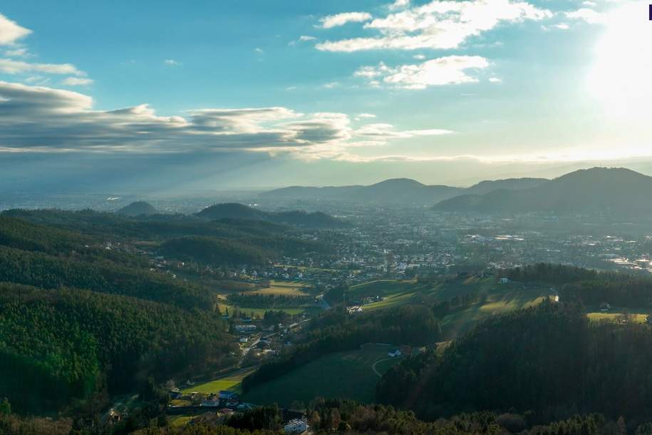 WOHNEN WIE EIN KAISER! Ihr neues Zuhause mit Blick über Graz – idyllisch &amp; unvergleichlich! VEREINBAREN SIE JETZT IHREN BESICHTIGUNGSTERMIN!, Grund und Boden-kauf, 449.000,€, 8044 Graz-Umgebung