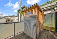 Wiener Staatsoper als Nachbar | Burggarten vor der Tür | 2 x Terrassen mit Traumblick & Sauna | 1 Gehminute zur Kärntnerstr.
