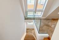 Elevate 1090 – Erstbezug: Luxus Dachgeschoss - Maisonette Wohnung (klimatisiert) mit großer Dachterrasse nahe U6 Alser Straße, AKH!
