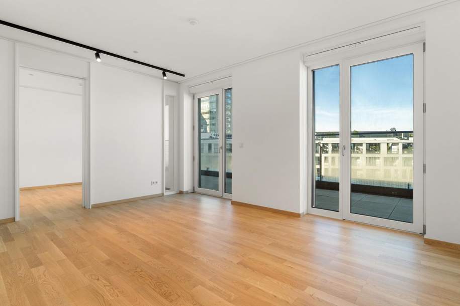 17. Stock - DC-FLATS - ERSTBEZUG - im obersten Stock - Terrassen - Panorama - Wienblick, Wohnung-miete, 1.595,00,€, 1220 Wien 22., Donaustadt