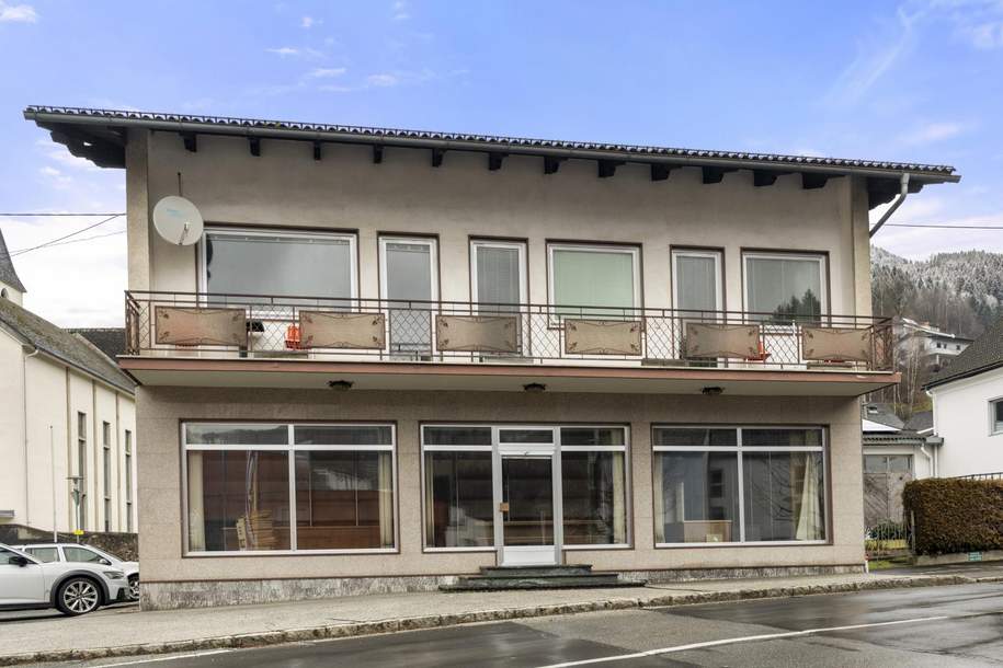 Wohn-/Geschäftshaus mit Potenzial in zentraler Lage in St. Gertraud, Haus-kauf, 287.000,€, 9413 Wolfsberg