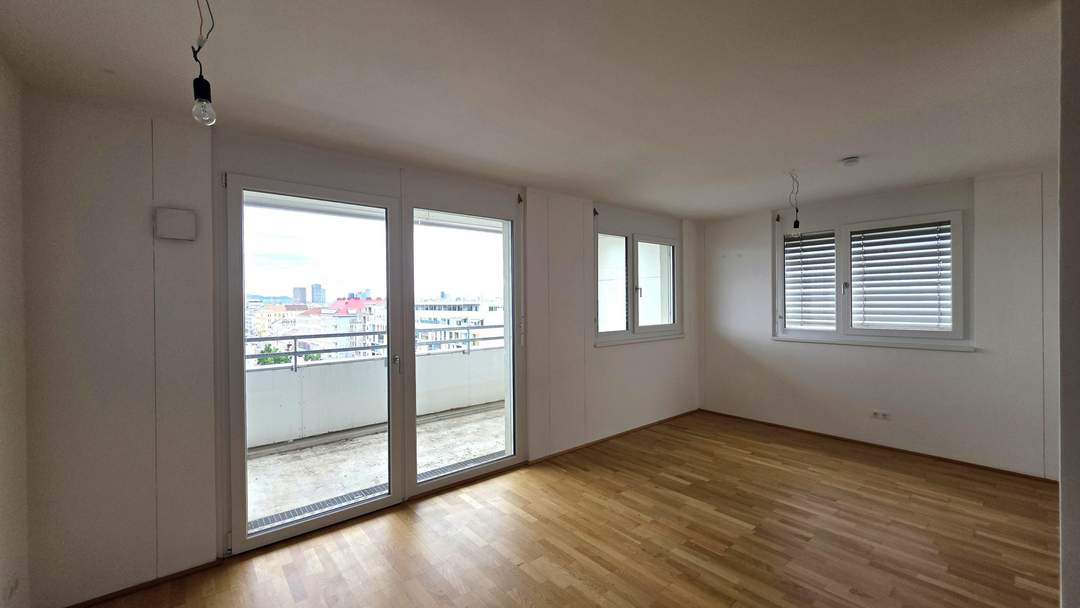 Neubauwohnung mit großer Loggia ++ Deckenkühlung ++ MEGABLICK ++ 10.OG!!
