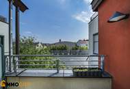 Sonnige Dachgeschoßwohnung 4-Zimmer (Maisonette) , 103 m² + Terrasse 29 m² + Garage in der Lemböckgasse