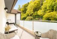 EXKLUSIVES WOHNEN AN DER DONAU IM GRÜNEN: traumhafter Blick I großzügiger Balkon I moderne & hochwertige Einbauküche I Fußbodenheizung & Raffstores