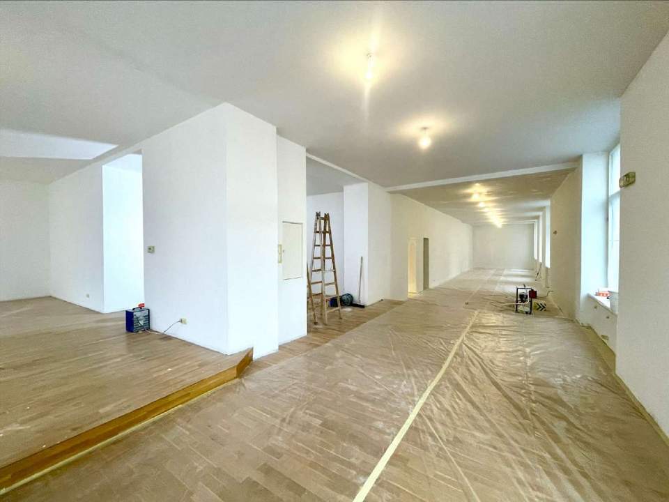 Großzügiges Eck-Lokal mit maximaler Sichtbarkeit direkt an der Nußdorfer Straße zu mieten