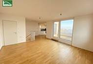 Moderne Maisonette-Wohnung mit großem Balkon entlang Prager Straße! Straßenbahn, S-Bahn und viele Geschäfte in der Umgebung!