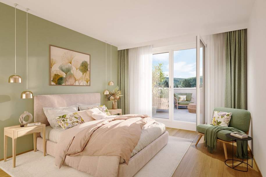 LEBEN auf der SONNENSEITE - 2-Zimmer-Balkonwohnung - PROVISIONSFREI, Wohnung-kauf, 289.000,€, 3002 Sankt Pölten(Land)