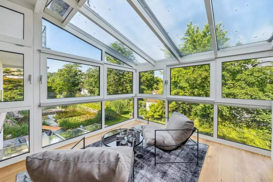 Topmoderne Villa in Neustift am Walde mit Indoorpool, Haus-kauf, 5.490.000,€, 1190 Wien 19., Döbling