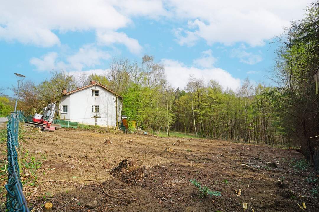 Kaiserspitz/Rekawinkel: Baugrundstück auf Südhang in Waldrandlage