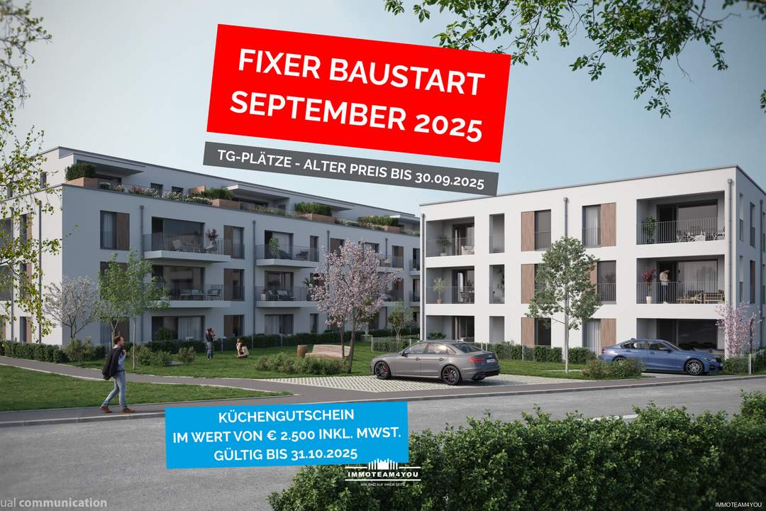 WOHNEN MIT SCHÖN | DORF | BLICK | Top A.03 EG | Baustart September 2025