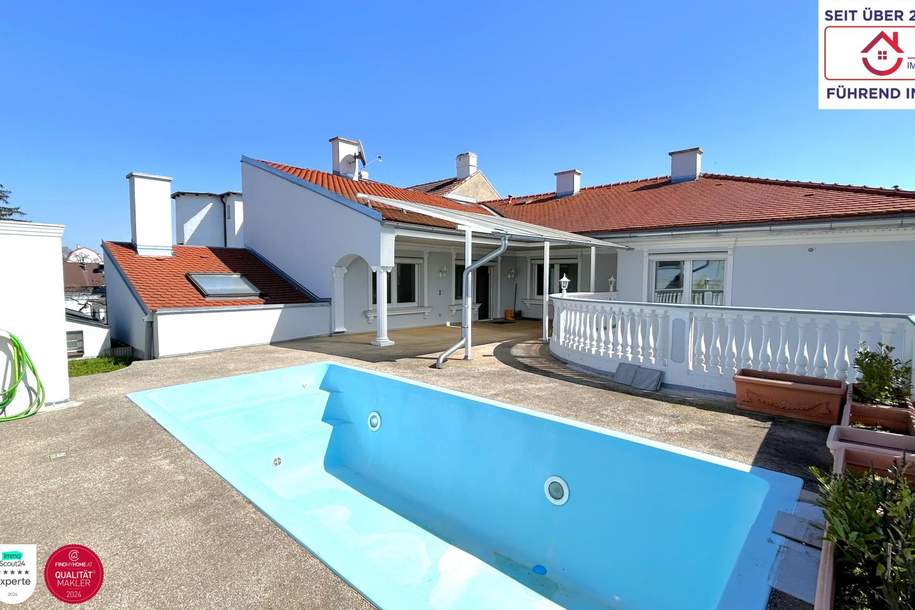 💎 7-Zimmer Villa mit Pool und Geschäftsfläche 💼, Haus-kauf, 1.120.000,€, 1230 Wien 23., Liesing