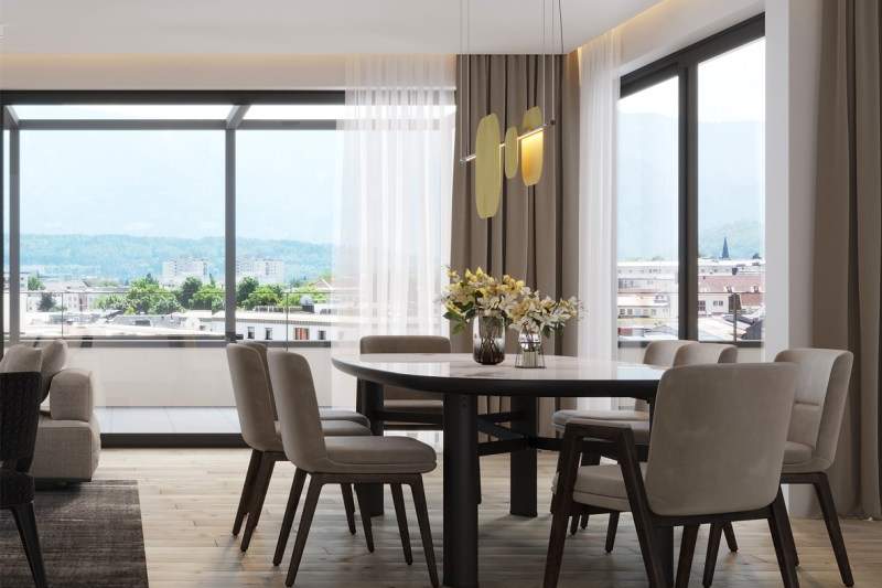Wunderbare Sonnenwohnung mit herrlichem Ausblick, Wohnung-kauf, 9500 Villach(Stadt)