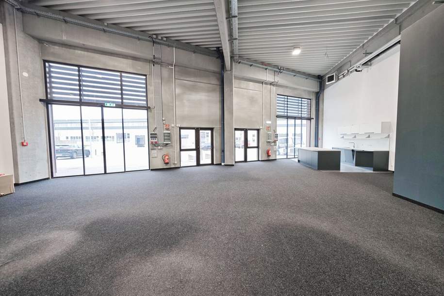 Schauraum/Büro & Produktion/Lager Kombination | 512m² Nutzfläche | LKW Zu- bzw. Einfahrt möglich, Gewerbeobjekt-miete, 8.960,00,€, 2100 Korneuburg