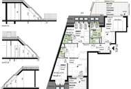 DG-ERSTBEZUG | Atemberaubender Fernblick | Dachterrasse | ca. 3 m Raumhöhe | Fernwärme &amp; Klimaanlage | TG-Stellplatz optional | Nachhaltiges Wohnbauprojekt
